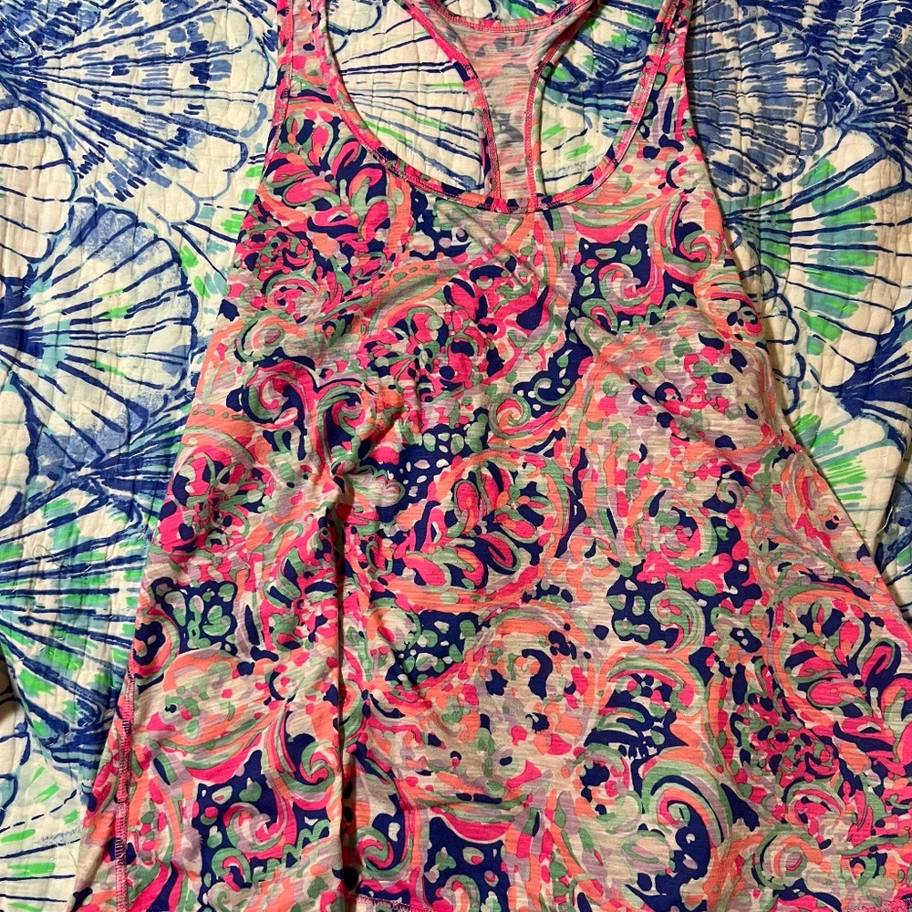 GUC Lilly Pulitzer luxletic tank top M